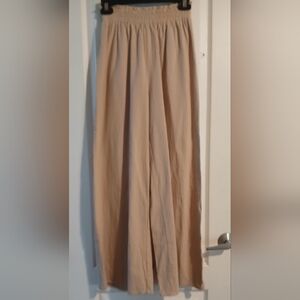 SHEIN Light Tan 100% Cotton Pants